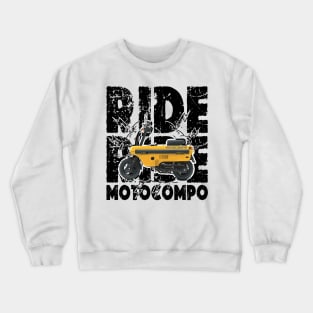 Vintage - 80s compact folding motorcycle Crewneck Sweatshirt